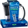 Brita Water Filter 10-Cup Stream Rapids Water Pitcher Dispenser - Gray - image 4 of 4