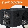 66" Multi-Level Cat Tree w/Sisal Scratching Posts, Condos, Hammock & Perch – Durable Tower for Multiple Cats - 4 of 4