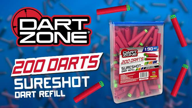 Dart Zone Covert Ops 200ct Dart Refill Box - Universal Compatible Darts, 2 of 9, play video