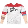 Men's Suicide Squad Harley Q Monster (Front Back Print) Long Sleeve Costume T-Shirt - 2 of 4