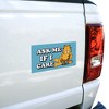 Garfield Ask Me If I Care Automotive Bumper Sticker - 4 of 4