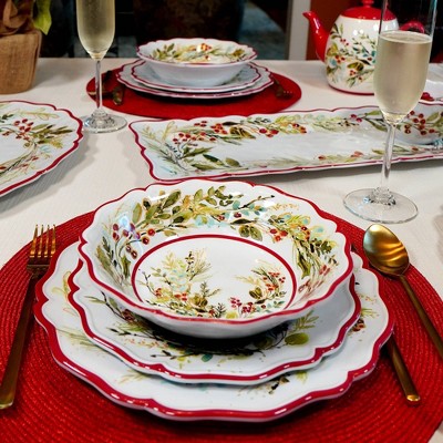 Certified International Christmas Gatherings Dinnerware Collection