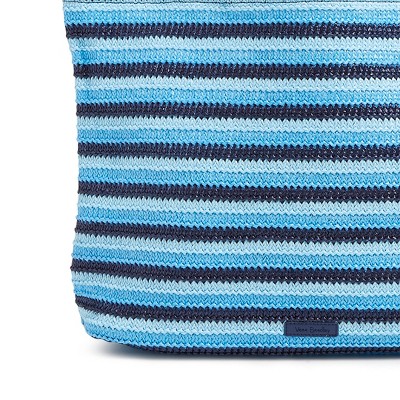 Vera Bradley Women's Outlet Straw Vera Tote Bag Wave Stripe — фото 3