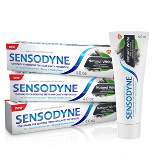 Sensodyne Natural White with Charcoal Sensitivity Toothpaste - 4oz/3ct