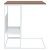 vidaXL Side Table White 21.7 in.x14.2 in.x23.4 in. Engineered Wood - 3 of 4