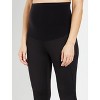 Motherhood Maternity | Secret Fit Belly Cool Performance Cropped Maternity Leggings - image 4 of 4