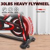 SEVOBAL Home Gyms Indoor Cycling Bike with Adjustable Resistance Comfortable Seat and Transport Wheels, Black+Red, 41.3"*17.9"*8.27" - 2 of 4