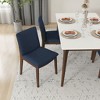 NicBex Mid Century Wooden Dining Chairs Set of 2 with Upholstered Cushion Back,Stylish Accent Chairs for Dining Room,Kitchen,Office - 2 of 4