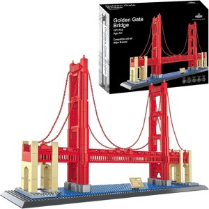 Apostrophe Games Golden Gate Bridge Building Block Set - 1977pcs - 1 of 4