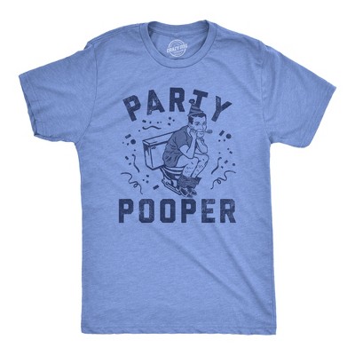 Mens Funny T Shirts party bummer Sarcastic Graphic Novelty Tee For Men - Crazy Dog Men's T Shirt