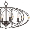 Crystorama Lighting Zucca 4 - Light Chandelier in  English Bronze/Antique Gold - 2 of 4