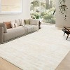 Acekool Washable Rug, Modern Abstract Non Slip Low Pile Soft Indoor Carpet for Living Room Bedroom Playroom, Stain Resistant - 4 of 4