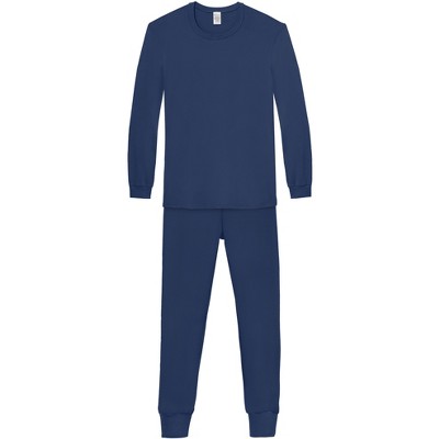 City Threads Usa-made Men's Organic Cotton Soft Pj Set | Midnight - Xxl ...