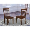 East West Furniture,Antique dining room chair for kitchen With Cushion Seat Finish Set of 2 - 2 of 3