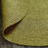 Modern Rustic Braided Pattern High-Traffic Polypropylene Casual Coastal Indoor/Outdoor Area Rug by Blue Nile Mill - 4 of 4