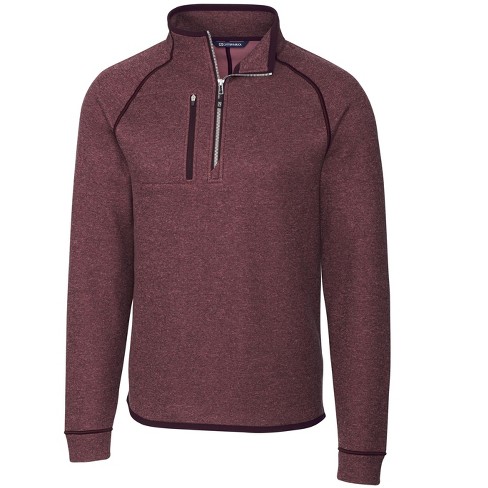 Cutter & Buck Mainsail Sweater-knit Mens Half Zip Pullover Jacket Cutter & Buck Mainsail Sweater-knit Mens Half Zip Pullover Jacket