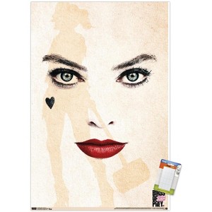 Trends International DC Comics Movie - Birds of Prey - Harley Quinn - Face Unframed Wall Poster Prints - 1 of 4