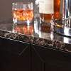 Cape Town Bar Cabinet with Bottle Storage - Black - SEI - 3 of 4