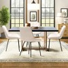 CENGHU Velvet Dining Chairs Set of 2, Modern Dining Room Chairs with Metal Legs, Upholstered Dining Chair for Kitchen, Living, Dining Room - 3 of 4