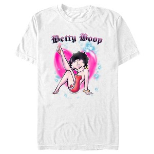 Men's Betty Boop Airbrush Heart T-Shirt - 1 of 4