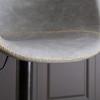 GDFStudio Grantha Faux Leather Upholstered Adjustable Height Swivel Bar Stool with Footrest - 4 of 4