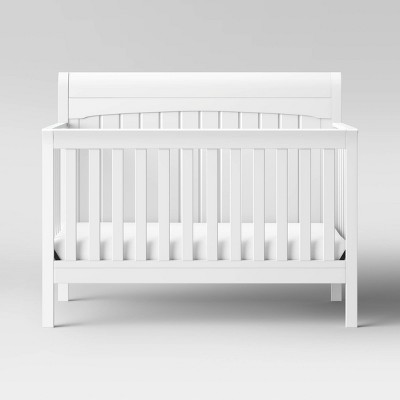 white sleigh crib