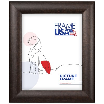 Corporate Rounded Brazilian Walnut Single Image Picture Frame