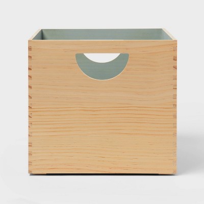 Large Stackable Kids' Wood Bin - Pillowfort™