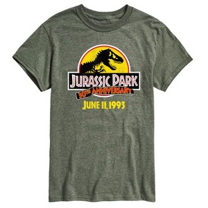 Men's - Jurassic Park - 30Th Logo Short Sleeve Graphic T-Shirt - 1 of 4