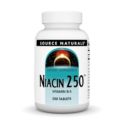 Niacin 250mg Timed Release by Source Naturals, Inc.  -  250 Tablet