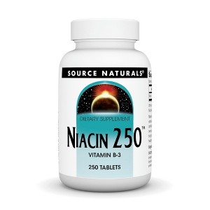 Niacin 250mg Timed Release by Source Naturals, Inc.  -  250 Tablet - 1 of 3