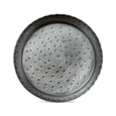 Tag Remi Round Pillar Plate Black