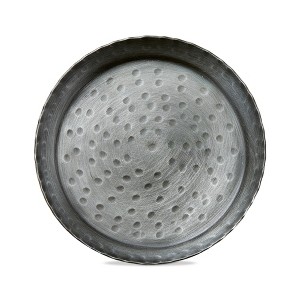 Tag Remi Round Pillar Plate Black - 1 of 2