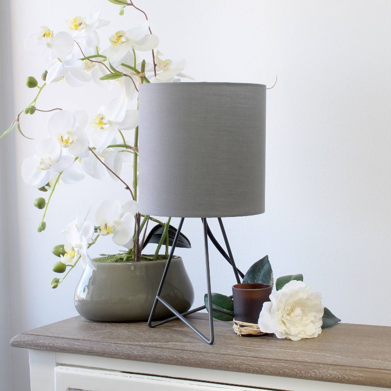 Down To The Wire Table Lamp with Fabric Shade - Simple Designs, 4 of 11