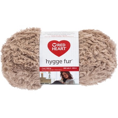 Red Heart Hygge Fur Yarn : Target