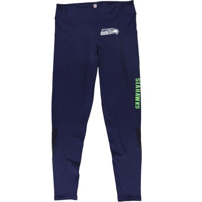 MSX Womens Seattle Seahawks Stretch Compression Athletic Pants