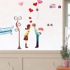 Slickblue Fall in Love Vinyl Wall Stickers – Romantic Design for Living Room & Bedroom, Easy Apply (13x23.5") - 2 of 3