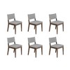 Nathan James Set of 6 Linus Dining Chair Light Gray - 2 of 4