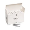 U Brands Paper Clips, Medium, Vinyl-Coated, Silver, 200 Clips/Box, 5 Boxes/Pack - 4 of 4