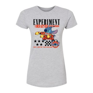 Women's - Lilo and Stitch - Stitch Racing Jersey Fitted Graphic T-Shirt - 1 of 2