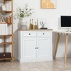 NicBex Sideboard Buffet Cabinet with 2 Drawers and 2 Doors Kitchen Coffee Bar Cabinet with Storage for Kitchen,Living Room - 2 of 4