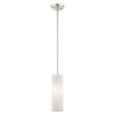 Livex Lighting Meridian 1 - Light Pendant in  Brushed Nickel
