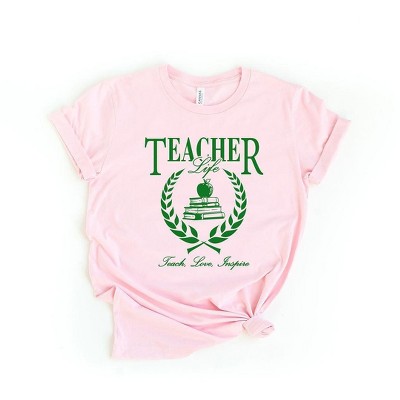Simply Sage Market Women's Teacher Life Books Short Sleeve Graphic Tee