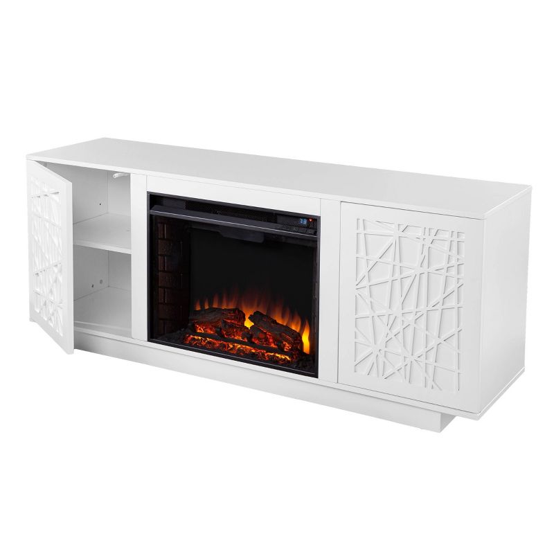 Flonsland Smart Fireplace with Media Storage - Aiden Lane, 4 of 12