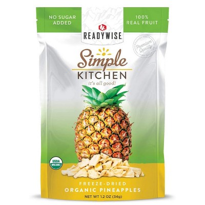 Simple Kitchen Freeze-Dried Organic Pineapples.