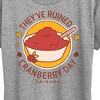 Women's - Friends - They’ve Ruined Cranberry Day Short Sleeve Graphic T-Shirt - 2 of 4