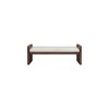 Meridian Furniture,Sonia Velour Fur Fabric Bench - 3 of 4