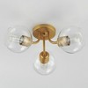 Maxim Lighting Knox 3 - Light Semi-Flush Mount in  Natural Aged Brass - 4 of 4