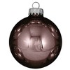 Christmas By Krebs - 67mm / 2.625" Designer Glass Baubles [8 Pieces] - Shiny Excalibur Grey - 2 of 4