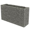 vidaXL Gabion Raised Bed Galvanized Steel 70.9"x19.7"x39.4" - 2 of 4